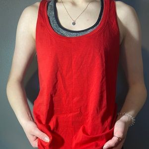 lululemon red tank